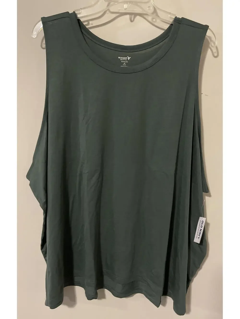 Old Navy Active, Women’s, Size 4x, Ultralite, Go-Dry, Green, Tank Top NWT! A1895 - Picture 2 of 3